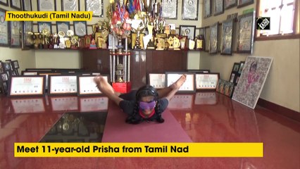 At 11, Thoothukudi girl is among world’s youngest yoga trainer