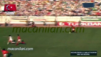 Kocaelispor 1-2 Malatyaspor [HD] 13.09.1987 - 1987-1988 Turkish 1st League Matchday 3