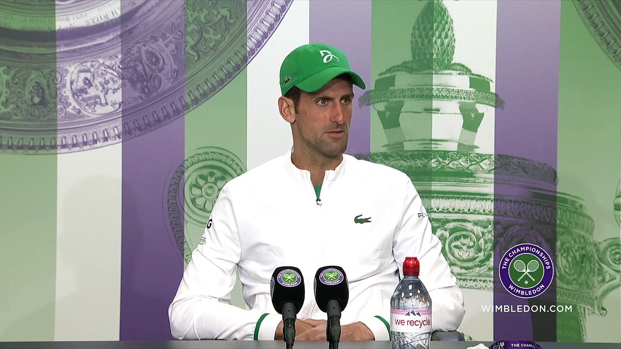 Wimbledon 2021 - Novak Djokovic can join Roger Federer and Rafael Nadal on Sunday with 20 Grand Slams : "That would mean a lot ..."