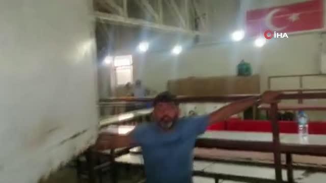 Horoz dövüştürülen çiftliğe baskın...Jandarma ekiplerinden böyle kaçmaya çalıştılar