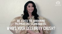 We ask the 2021 Binibining Pilipinas candidates: Who's your celebrity crush?
