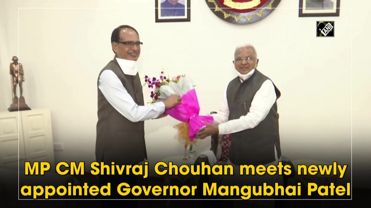 Madhya Pradesh  CM Shivraj Singh Chouhan meets newly appointed Governor Mangubhai Patel
