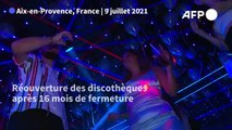 Covid: réouverture des discothèques après 16 mois de fermeture