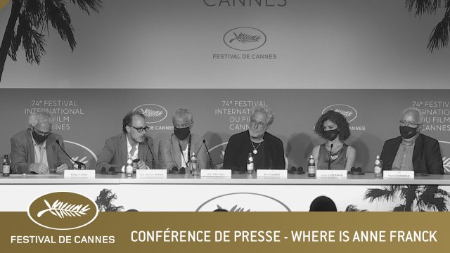 WHERE IS ANNE FRANCK - CONFERENCE DE PRESSE - CANNES 2021 - VF