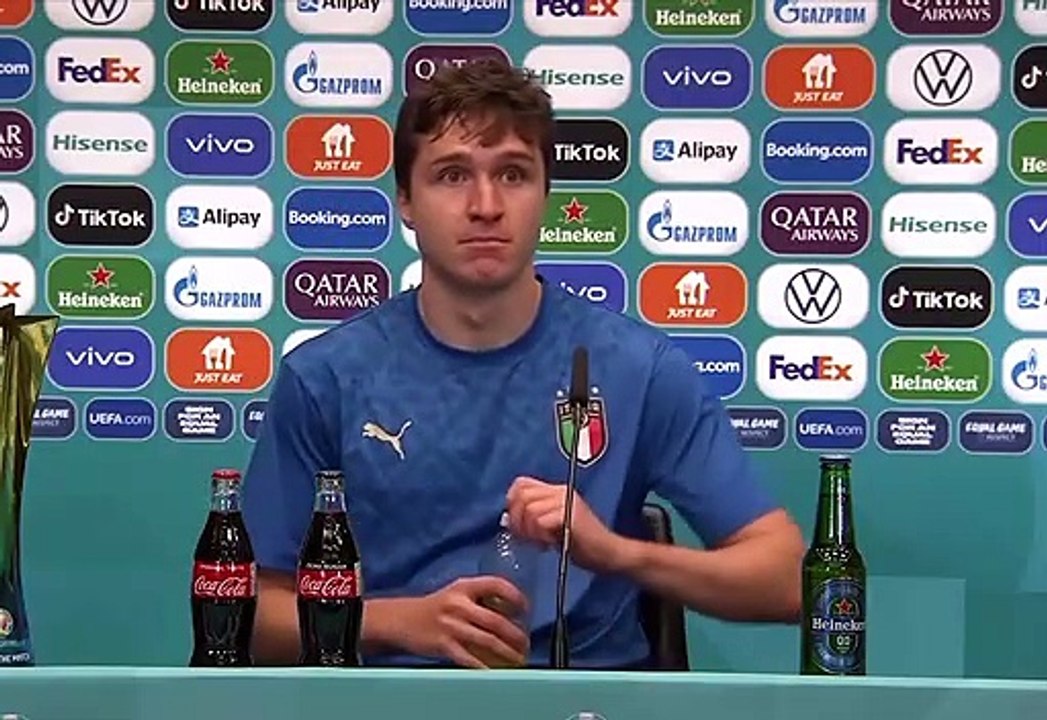 Frederico Chiesa prefers Orange Juice instead of Cola and Water