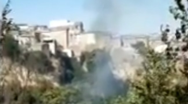 Tufara (CB) - Incendio di vegetazione domato dai Vigili del Fuoco (10.07.21)