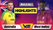 Australia vs WestIndies 1st T20 2021 Highlights | AUS vs WI 1st T20 Highlights