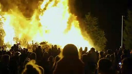 Irlanda do Norte acende a tradição com as fogueiras denominadas "Bonfires"