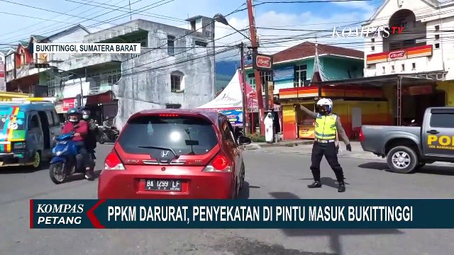 Berlakukan PPKM Darurat, Pintu Masuk Menuju Kota Bandar Lampung Disekat