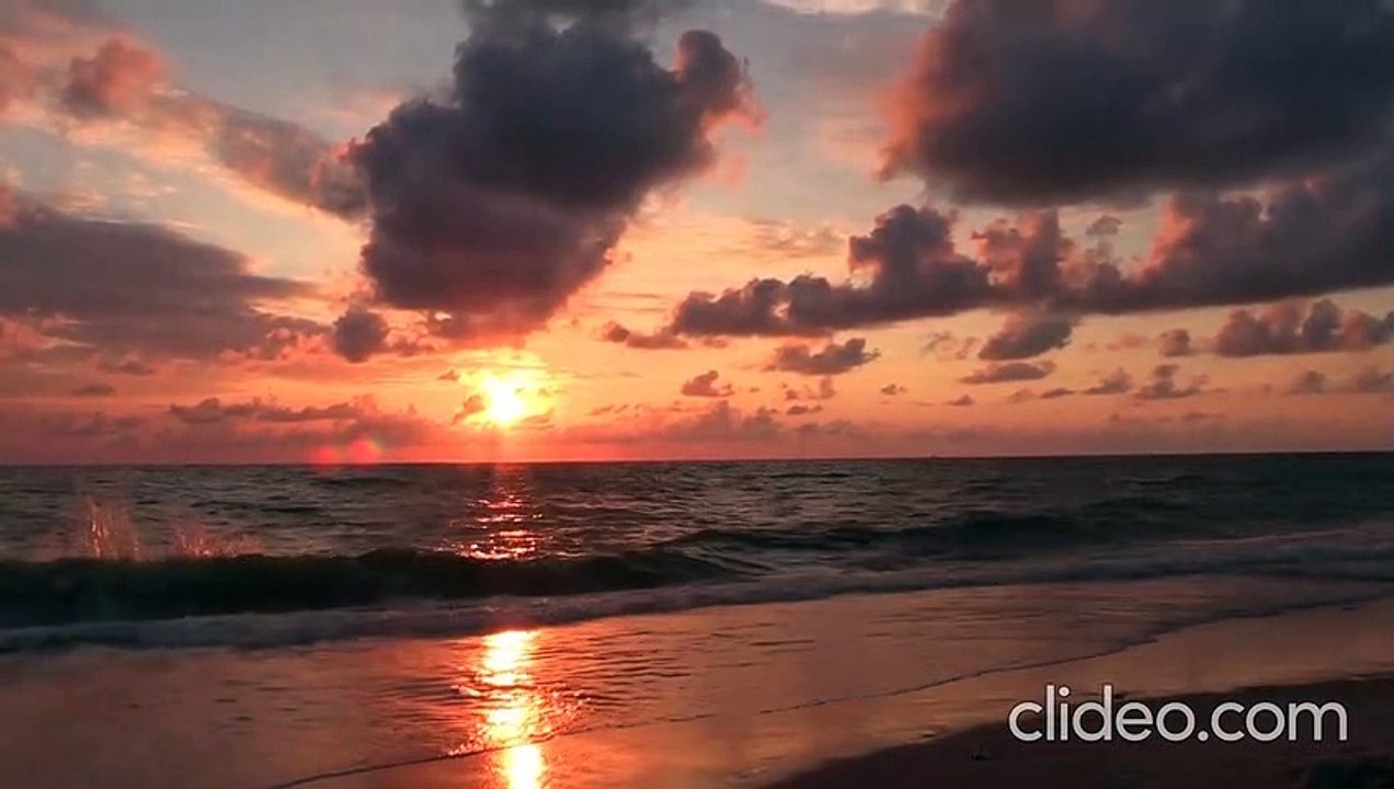 beach-waves-and-sunset relax  mode