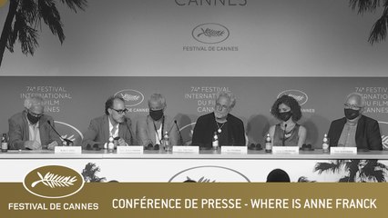 WHERE IS ANNE FRANCK - CONFERENCE DE PRESSE - CANNES 2021 - VF