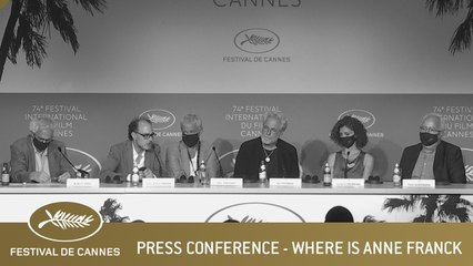 WHERE IS ANNE FRANCK - PRESS CONFERENCE - CANNES 2021 - EV