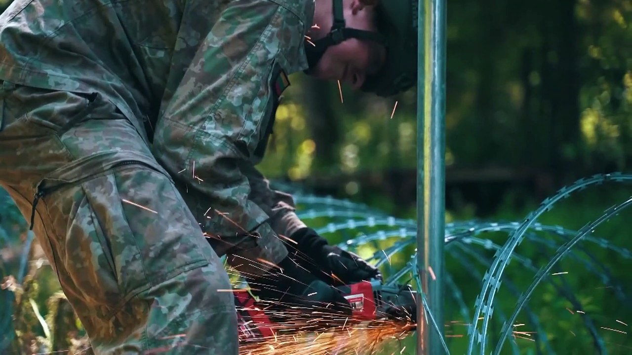 Gegen illegale Migranten aus Richtung Belarus: Litauen errichtet Grenzzaun