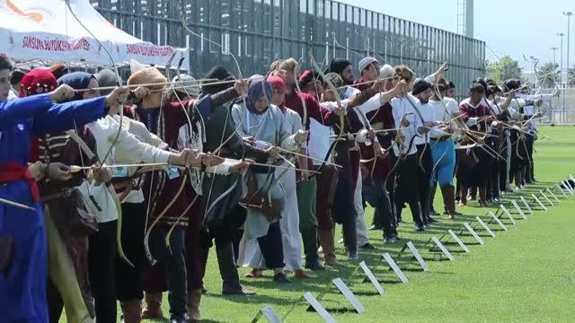 Son dakika... Geleneksel Türk Okçuluğu Açık Hava Türkiye Şampiyonası sıralama atışları yapıldı