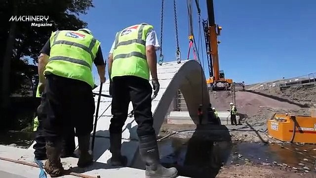 Amazing Modern Fastest Bridge Construction Technology Incredible Biggest Heavy Equipment Machine @Amazing Azad@24th BCSEdu