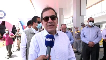 وزير البترول يفتتح محطة تموين الوقود المتكاملة بمنطقة العباسية