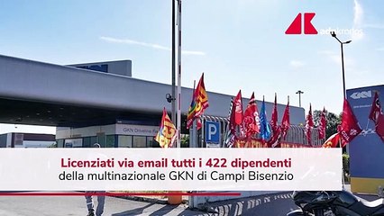 Gkn, 422 operai licenziati via e-mail
