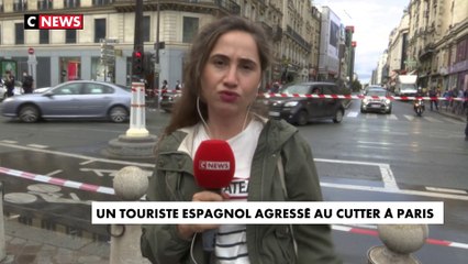 Un touriste espagnol agressé au cutter à Paris