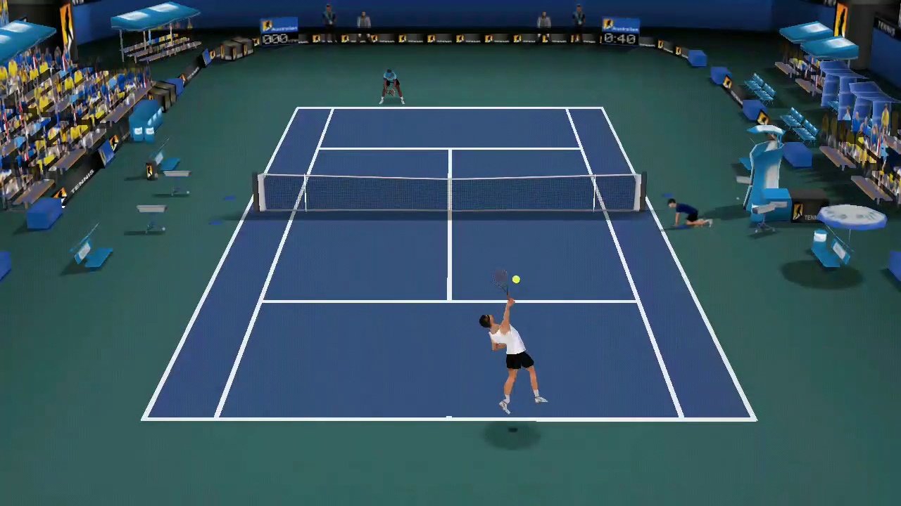 3D tennis game