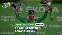 #TDF2021 - Étape 14 / Stage 14 - Škoda Green Jersey Minute / Minute Maillot Vert