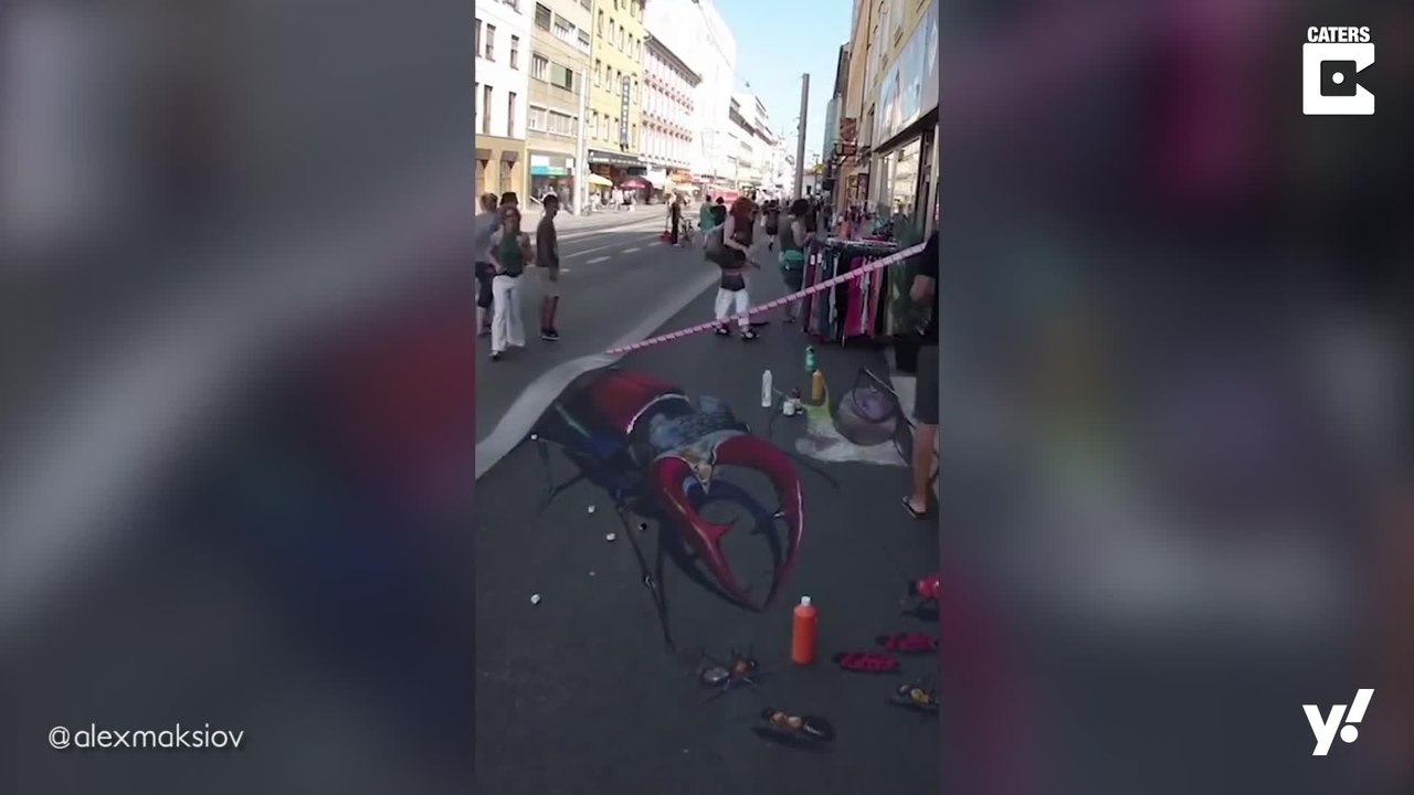 Lebensechte Wandgemälde von Tieren