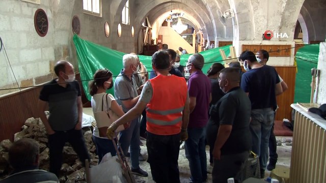 825 yıllık caminin restorasyon çalışmalarına eğik minaresinden başlanacak