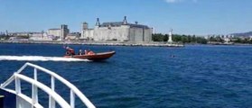 Kadıköy açıklarında vapurdan denize düşen yolcu kurtarıldı
