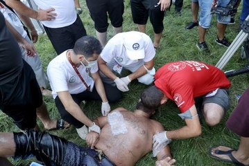 Başpehlivan Recep Kara, Kırkpınar'da kısa süreli baygınlık geçirdi
