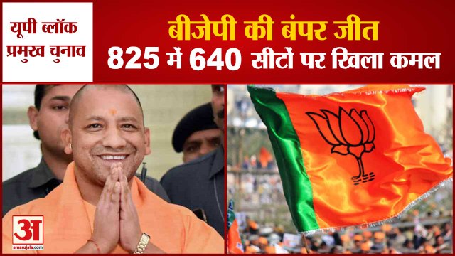 Uttar Pradesh Block Pramukh Election Results में BJP की बंपर जीत, 825 में 640 सीटों पर खिला कमल
