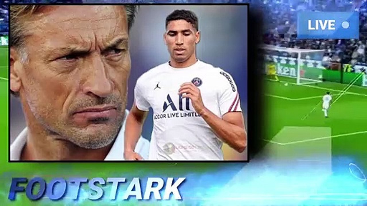 Achraf Hakimi Renard تصريح جاد و قوي من رونارعن أشرف حكيمي المنتخب المغربي و مهزلة حاليلوزيتش