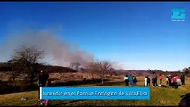 Incendio en el Parque Ecológico de La Plata