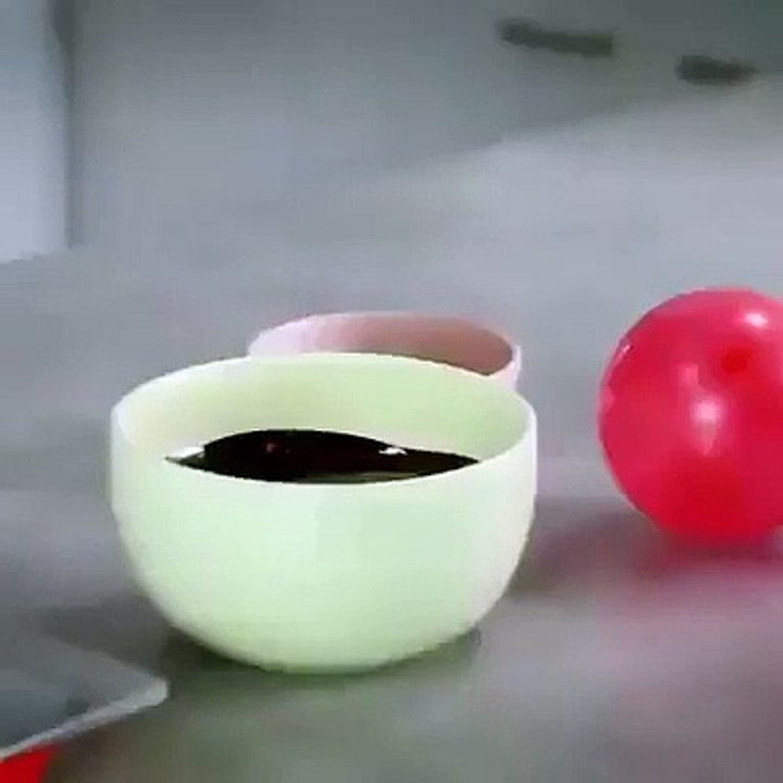 Çikolata kasesinde sunum
