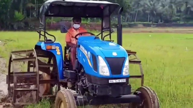 New Holland Excel 4710 2WD | Tractor Agricultur Food Rice Farming Mud Stunt | Amazing Power Performance