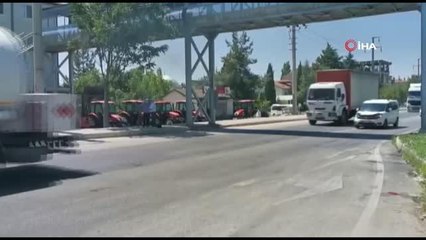 Kavşak noktası Afyonkarahisar'da araç yoğunluğu