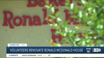 Volunteers restore the Ronald McDonald House