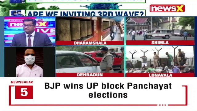 Tourists Throng To Hills Despite 3rd Wave Warning Govt Issues Firm Warning NewsX