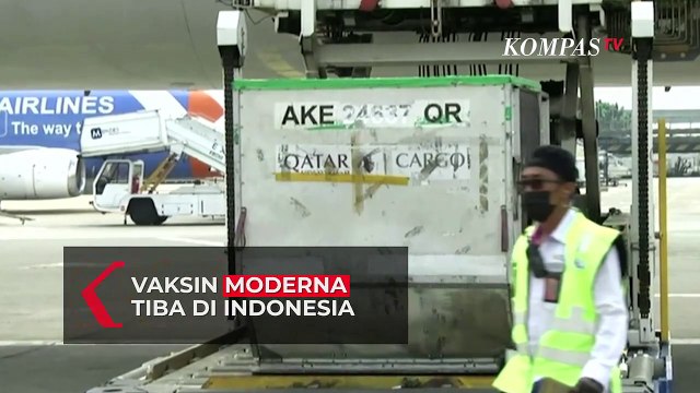 3 Juta Dosis Vaksin Moderna dari AS Tiba di Indonesia