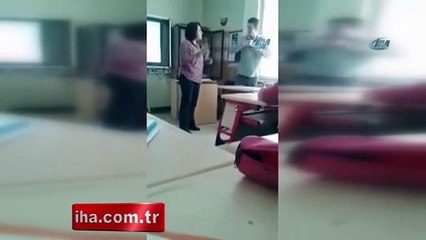 İşitme engelliler okulunda skandal görüntüler