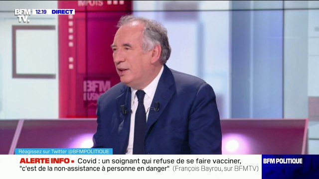 François Bayrou sur la finale de l’Euro au Royaume-Uni : accueillir 60.000 spectateurs dans un stade n’est pas très prudent