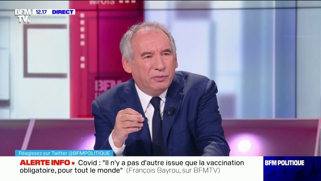 François Bayrou: Il est prudent de ne pas aller dans les pays où le virus circule durant les vacances