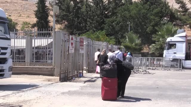 Suriyelilerin Kurban Bayramı öncesi Cilvegözü Sınır Kapısı'ndan ülkelerine geçişleri sürüyor