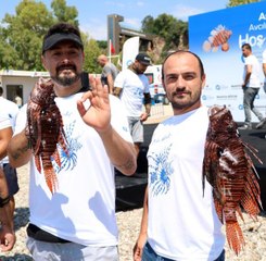 ANTALYA'DA ZIPKINLA ASLAN BALIĞI AVI YARIŞMASI