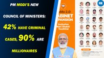 PM Modi’s new Council of Ministers: 42% have criminal cases, 90% are millionaires