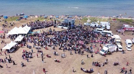 AĞRI'DA, İKİNCİ BALIK GÖLÜ FESTİVALİ; AŞI STANDI DA KURULDU
