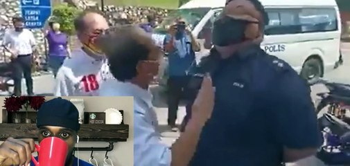 Walaupun dicerca dan dihina , abang polis ini tetap tenang jalankan tugas