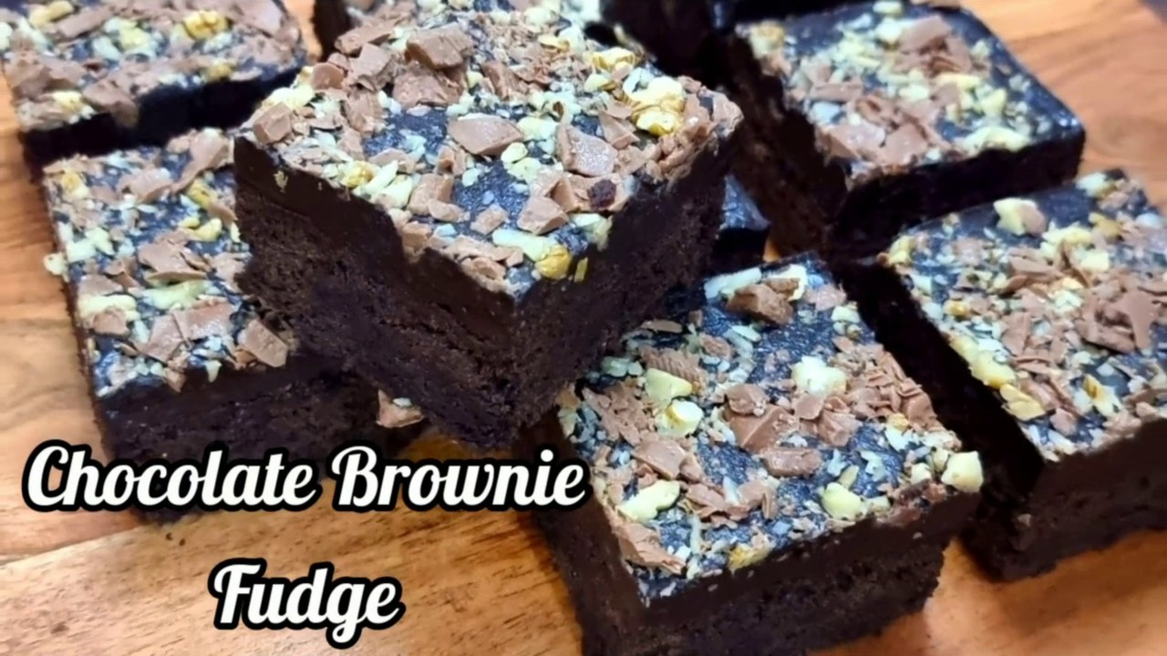 Chocolate Brownie Fudge/चोकलेट ब्राउनी फ़ज