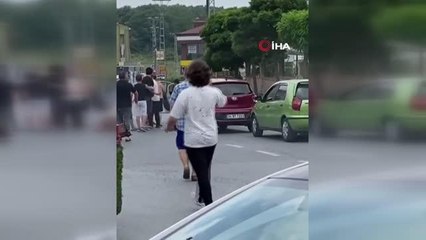 Denizi bıraktılar, yol ortasında kavgaya tutuştular