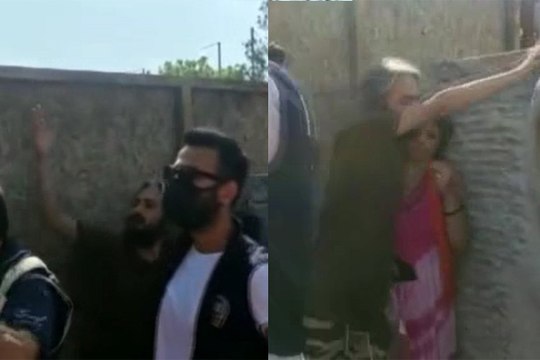 Türk bayrağını yırtan İranlı kadın gözaltına alındı