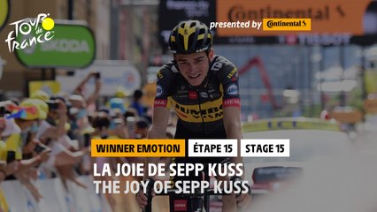 #TDF2021 - Étape 15 / Stage 15 - Winner's emotion / L’émotion du Vainqueur