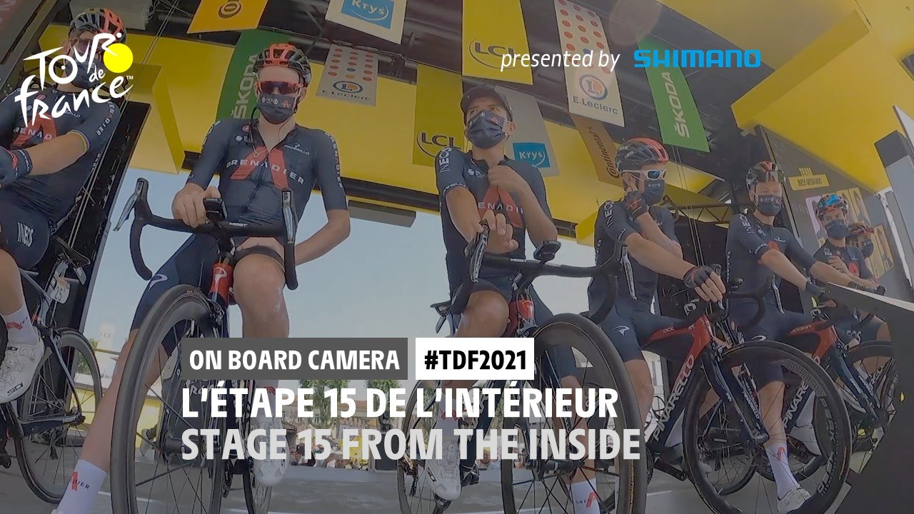 #TDF2021 - Étape 15 / Stage 15 - Onboard Camera / Caméra Embarquée